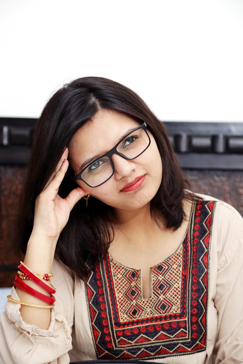 woman, glasses, tired, confused, expression, thought, indian girl, confused, confused, confused, confused, confused, indian girl, indian girl, indian girl